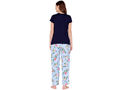 Bodycare Womens Modal Spandex Printed Tshirt & Pyjama Set BSLS14011