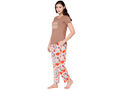 Bodycare Womens Modal Spandex Printed Tshirt & Pyjama Set BSLS14012