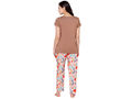 Bodycare Womens Modal Spandex Printed Tshirt & Pyjama Set BSLS14012