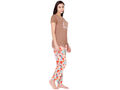 Bodycare Womens Modal Spandex Printed Tshirt & Pyjama Set BSLS14012