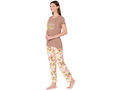 Bodycare Womens Modal Spandex Printed Tshirt & Pyjama Set BSLS14014