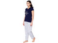 Bodycare Womens Modal Spandex Printed Tshirt & Pyjama Set BSLS15002