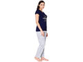 Bodycare Womens Modal Spandex Printed Tshirt & Pyjama Set BSLS15002