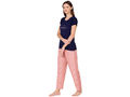Bodycare Womens Modal Spandex Printed Tshirt & Pyjama Set BSLS15003