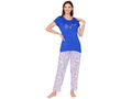 Bodycare Womens Modal Spandex Printed Tshirt & Pyjama Set BSLS15006