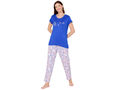 Bodycare Womens Modal Spandex Printed Tshirt & Pyjama Set BSLS15006