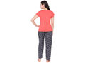 Bodycare Womens Modal Spandex Printed Tshirt & Pyjama Set BSLS15007