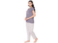 Bodycare Womens Modal Spandex Printed Tshirt & Pyjama Set BSLS15008