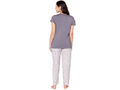 Bodycare Womens Modal Spandex Printed Tshirt & Pyjama Set BSLS15008