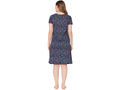 Bodycare Womens Combed Cotton V Neck Printed Short Night Dress-BSN9005