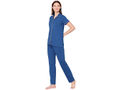 Bodycare Womens Cotton Printed Night Suit Set of Shirt & Pyjama-BSNS18001