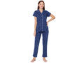 Bodycare Womens Cotton Printed Night Suit Set of Shirt & Pyjama-BSNS18003