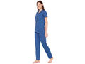 Bodycare Womens Cotton Printed Night Suit Set of Shirt & Pyjama-BSNS18005