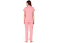 Bodycare Womens Cotton Printed Night Suit Set of Shirt & Pyjama-BSNS18011