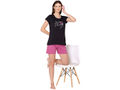 Bodycare Womens Cotton Printed Night Suit Set of Tshirt & Shorts-BSSS17004