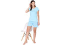 Bodycare Womens Cotton Printed Night Suit Set of Tshirt & Shorts-BSSS17009