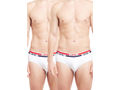 Body X Solid Briefs-Pack of 2-BX12B-W