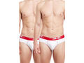 Body X Solid Briefs-Pack of 2-BX16B-W