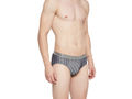 BodyX Striped Briefs-BX27B-White