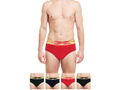 Body X Elaganza Solid Briefs Pack of 5 -BX36B-Assorted