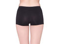 BodyX womens microfiber spandex black solid seamless premium boyshorts BX501-pack of 1