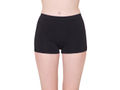 BodyX womens microfiber spandex black solid seamless premium boyshorts BX501-pack of 1