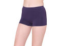 BodyX womens microfiber spandex navy solid seamless premium boyshorts BX501-pack of 1