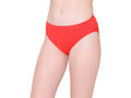 BodyX womens microfiber spandex red solid seamless premium bikini panty BX502-pack of 1