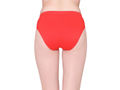 BodyX womens microfiber spandex red solid seamless premium bikini panty BX502-pack of 1