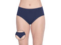 BODYCARE Pack of 2 100% Cotton Sanitary Panties in Assorted Colors-11-C-Navy