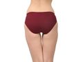 BODYCARE Pack of 3 Bikini Style Cotton Briefs in Assorted colors with Lacy Crotch-E1462