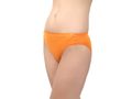 BODYCARE Pack of 3 Bikini Style Cotton Briefs in Assorted colors with Lacy waist Band-E1473