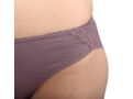 BODYCARE Pack of 3 Bikini Style Cotton Briefs in Assorted colors with Lace detailing-E1474