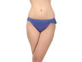 BODYCARE Pack of 3 Bikini Style Cotton Briefs in Assorted colors with Lace detail-E1476