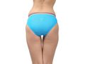 BODYCARE Pack of 3 Bikini Style Cotton Briefs in Assorted colors with Multi Coloured Striped waist band-E1477