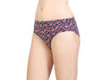 BODYCARE Pack of 6 Printed Hipster Briefs Deluxe Panties in Assorted Color - E9600-6PCS-A