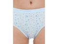 BODYCARE Pack of 6 Printed Hipster Briefs Deluxe Panties in Assorted Color - E9600-6PCS-A