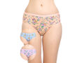 Pack of 3 Bodycare Cotton Printed Premium Panties in Assorted colors