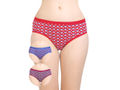 Pack of 3 Bodycare Cotton Printed Premium Panties in Assorted colors