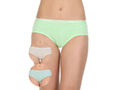 Pack of 3 Bikini Style Cotton Briefs in Assorted colors-27003