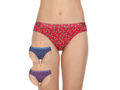 Pack of 3 Bikini Style Cotton Briefs in Assorted colors-26020