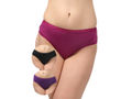 BODYCARE Pack of 3 Hipster Style Cotton Briefs in Assorted colors-E32D