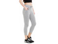 Bodyactive Women Grey Melange Capris-LC1-GRML