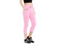 Bodyactive Women Light Pink Capris-LC1-LPI