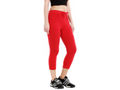 Bodyactive Women Red Capris-LC1-RED