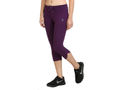 Bodyactive Women Dark Purple Capris-LC2-DPU