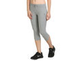 Bodyactive Women Grey Melange Capris-LC2-GRML