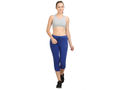 Bodyactive Women Royal Blue Capris-LC2-RBL