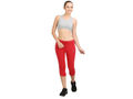 Bodyactive Women Red Capris-LC2-RED