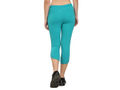 Bodyactive Women Turquoise Capris-LC2-TURQ